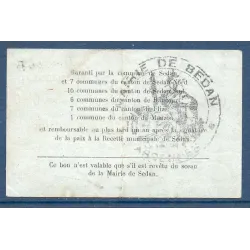 Bon région Sedan 50 centimes, TB, 26.2.1916 Pirot 08-282 Billet