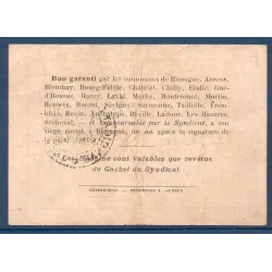 Bon région Rimogne 2 francs, TTB, 19.11.1917 Pirot 08-216 Billet