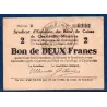 Bon ville Charleville et Mézières 2 francs, TB, 11.3.1916 Pirot 08-90 Billet