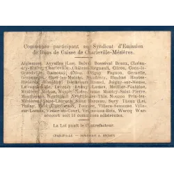 Bon ville Charleville et Mézières 5 francs, TB, 11.3.1916 Pirot 08-91 Billet