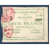Bon ville Charleville et Mézières 2 francs, B, 7.9.1914 Pirot 08-73 Billet