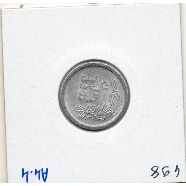 Charleville et Sedan 5 centimes 1921 Sup de la chambre de commerce