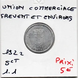 Frévent et environ 5 centimes union commerciale, 1922 Sup
