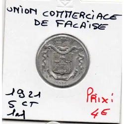 Falaise 5 centimes union Commerciale, 1921 TTB