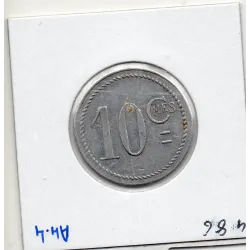 Lyon 10 centimes Grande laiterie St François R. Leynaud, TTB