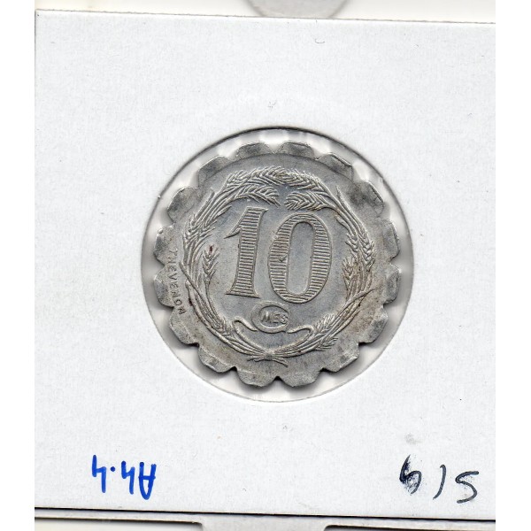 La Capelle 10 centimes union commerciale et industrielle, 1921 Sup