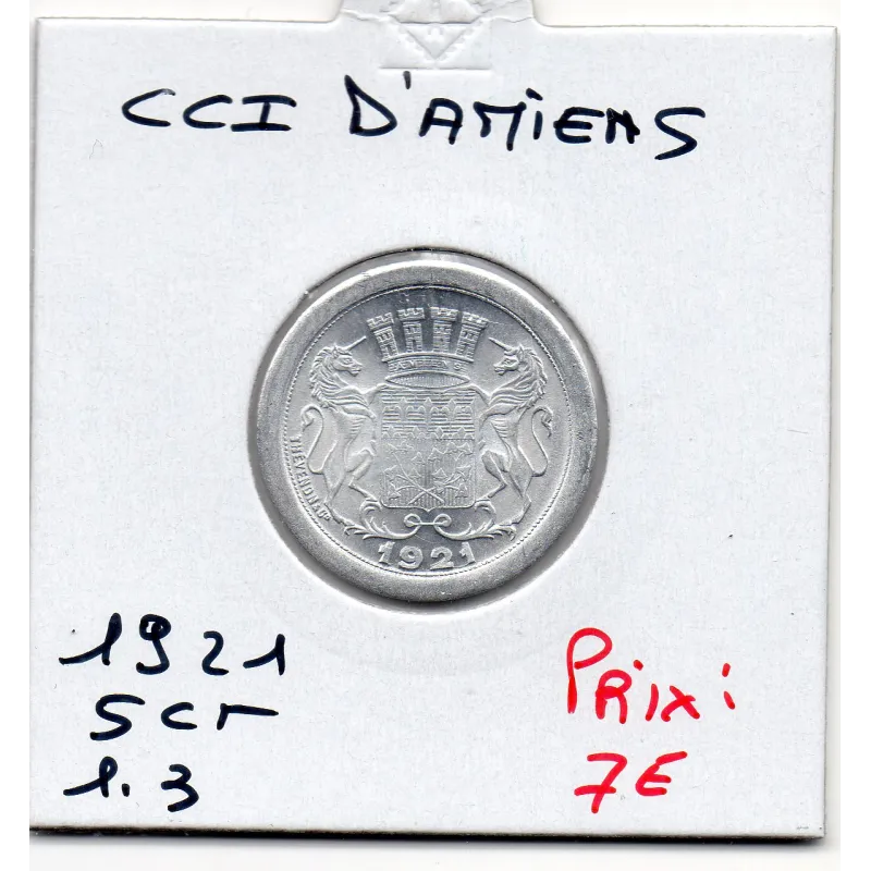 Amien 5 centimes 1921 Spl de la chambre de commerce
