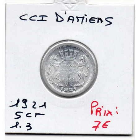 Amien 5 centimes 1921 Spl de la chambre de commerce