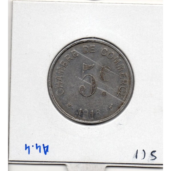 Rouen 5 centimes 1918 Sup de la chambre de commerce