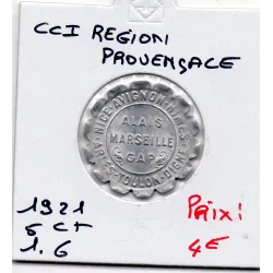 Région Provençale 5 centimes 1921 Spl de la chambre de commerce