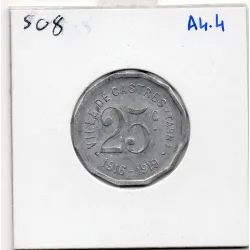 Castre 25 centimes Ville, 1916-1919 Sup