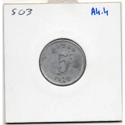 Rouen 5 centimes Ligue des commerçant, 1920 Sup