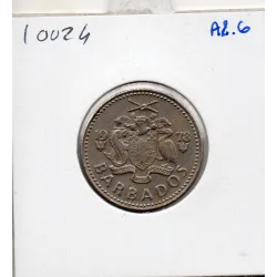 Barbade 25 cents 1978 Sup, KM.13 moulin à vent