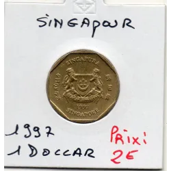 Singapour 1 dollar 1997 Spl, KM.103 blason bas