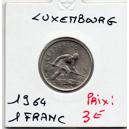Luxembourg 1 franc 1964 Spl, KM 46.3 Charlotte