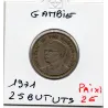 Gambie 25 butus 1971 TTB, KM.11 Dawda Jawara