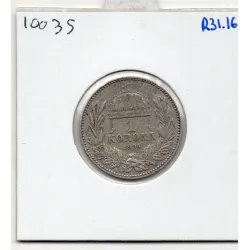 Hongrie 1 Korona 1894 TTB, KM.484 François-Joseph