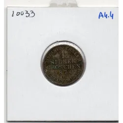 Prusse 1 silbergroschen 1870 B TTB KM 485 Wilhelm 1er