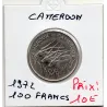 Cameroun 100 francs 1972 Sup, KM.16 Antilopes