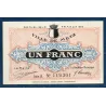 Bon ville Metz 1 franc, Spl, 27.12.1918 Pirot 57-13 Billet