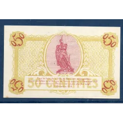 Bon ville Metz 50 centimes, Spl, 27.12.1918 Pirot 57-10 Billet