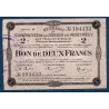 Bon intercommunaux Montmédy 2 francs, TB, 14.1.1918 Pirot 55-14 Billet