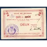 Bon ville Mayenne 2 francs, TTb, ND Pirot 53.09 Billet