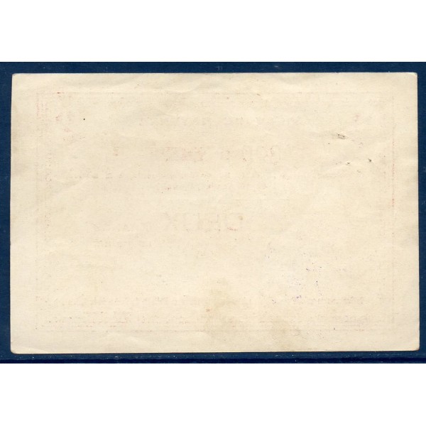 Bon ville Mayenne 2 francs, TTb, ND Pirot 53.09 Billet