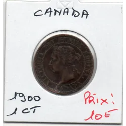Canada 1 cent 1899 TTB choc, KM.7 Victoria