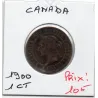 Canada 1 cent 1899 TTB choc, KM.7 Victoria