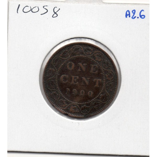 Canada 1 cent 1899 TTB choc, KM.7 Victoria