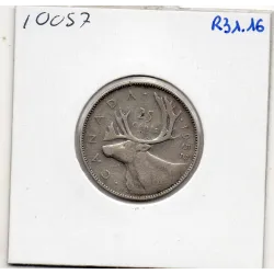 Canada 25 cents 1952 TTB, KM.44 Georges VI