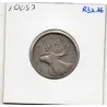 Canada 25 cents 1952 TTB, KM.44 Georges VI