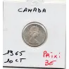 Canada 10 cents 1965 Sup, KM.61 Elizabeth II argent