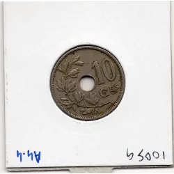 Belgique 10 centimes 1901 en Francais TTB, KM.49 Leopold II