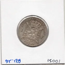 Belgique 1 Franc 1886 en Flamand TTB, KM.29 Leopold II