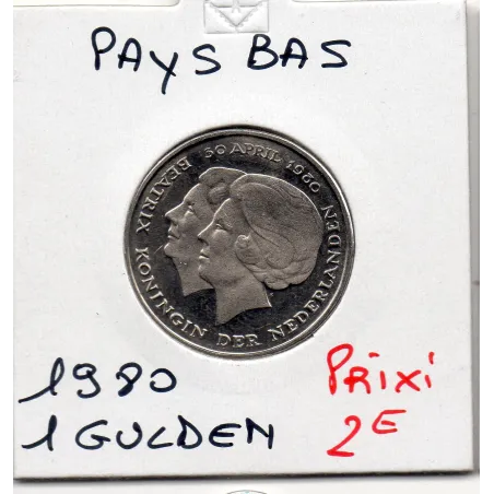 Pays Bas 1 Gulden 1980 Spl, KM.200 investiture Beatrix