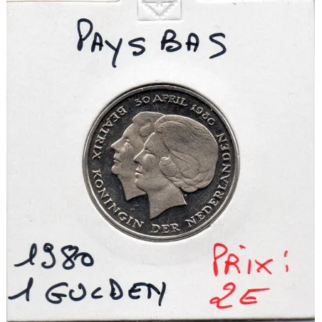 Pays Bas 1 Gulden 1980 Spl, KM.200 investiture Beatrix