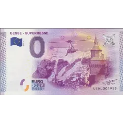 Billet souvenir Besse - Super Besse 0 euro touristique 2015
