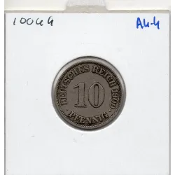 Allemagne 10 pfennig 1900 A, TTB KM.12