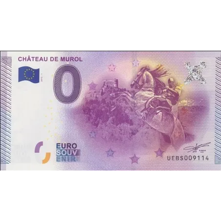 Billet souvenir Château de Murol 0 euro touristique 2015