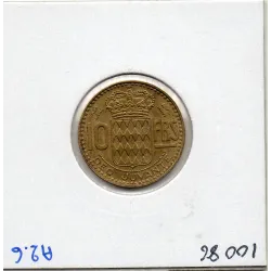 Monaco Rainier III 10 francs 1950 Sup, Gad.139