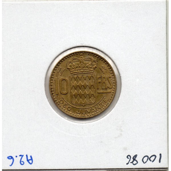 Monaco Rainier III 10 francs 1950 Sup, Gad.139