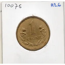 Groenland 1 krone 1957 TTB, KM.10 double blasons
