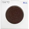 Tunisie 2 kharoubs 1289 AH - 1872 TB, KM.174 Muhammad al-Sadiq