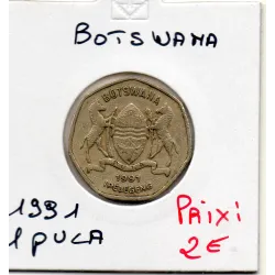Botswana 1 pula 1991 TTB, KM.24 Zebre