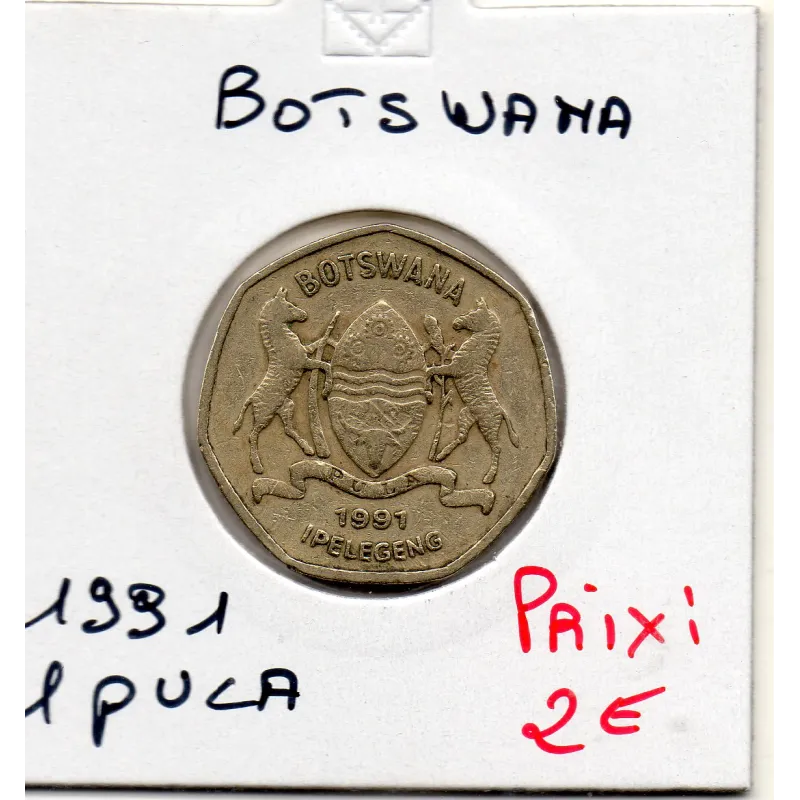 Botswana 1 pula 1991 TTB, KM.24 Zebre Botswana 1 pula 1991 TTB, KM.24 Zebre