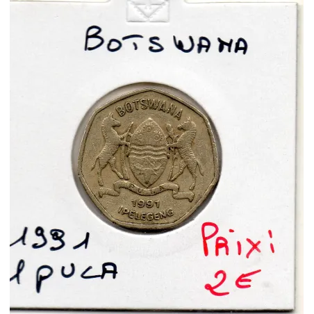 Botswana 1 pula 1991 TTB, KM.24 Zebre