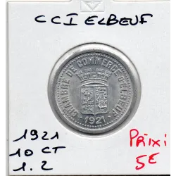 Elbeuf 10 centimes 1921 Sup de la chambre de commerce