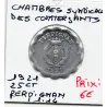 Perpignan 25 centimes chambre syndicale des commercants, 1921 Spl